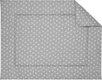 BINK Bedding Boxkleed Stars grijs (tweeling) 71 x 122 cm