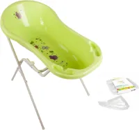 Baby Badje met Standaard - Inklapbaar Bad - Zitbad - Bath Bucket