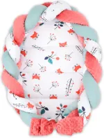 Baby Cocoon Bumper Reiswieg 100% katoen Anti-allergisch - babynestje \ Warm nest baby