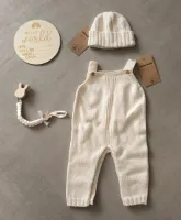 Baby Coming Home outfit - Giftset wit salopette