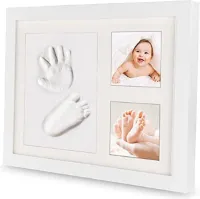 Baby Fotolijstje met Klei Afdruk Gipsafdruk baby - - Kraamcadeau jongens Kraamcadeau meisjes – Pasgeboren Baby – Geboortecadeau afdrukkenset