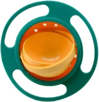 Baby Gyro Bowl 360° Rotatie Morsbestendig met Deksel voor Kinderen Peuters