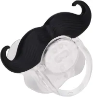 Baby Pacifier, Teether Cute Beard, Soft Silicone, Funny Pacifier, Soothing Toy, Hanging Pram, Baby Bath Toy (#3)