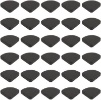 Baby Safe Slim Edge Bumpers - Verschillende Kleuren - Hoekbeschermers voor Meubels, Tafel en Ramen (Zwart)