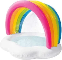 Baby Zwembad met Regenboog Intex 57140NP Douche - 119 x 94 x 84 cm Kleurrijk Baby Zwembad