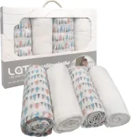 Baby hydrofieldoekjes spuugdoeken set van 4 mousseline stoffen luiers 70 x 70 cm katoen meisjes jongens uniseks
