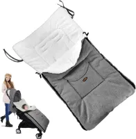 Baby voetenzak - universele wandelwagen Cosytoes - slaapzak kinderwagen - pluche kussens - stoel verdikt fluweel gevoerd - waterdicht winddicht - warmte afneembaar - geschikt voor baby