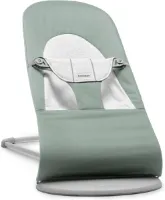 BabyBjörn Wipstoel Balance Soft - Geweven-Jersey - Lichtsalie-Grijs - Ergonomisch - Verstelbaar - Inklapbaar