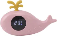 Babybadthermometer, Digitale Cartoon Waterthermometer voor Kinderbadkamer (Roze)