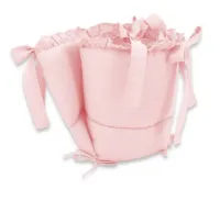 Babybam Bedomrander Royal Ruches Roze-180 X 30 cm
