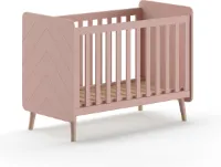 Babybed Eline Roze - MDF - Hoogte 17,6 cm