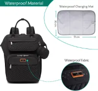 Babycommode Rugzak Luiertas Rugzak - diaper bag backpack, large capacity diaper bag
