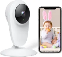 Babyfoon met Camera - Baby Monitor met Geluidsdetectie - Babyfoon met Camera en App - Wit
