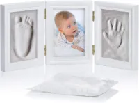 Babyfotolijst Set \ posters voor de kinderkamer - Baby Hand en Footprint Kit \ kit voor pasgeboren jongens/meisjes - baby fotolijst, Fotolijstplank