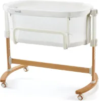 Babygo Amila Beige Creme Co-sleeper Wieg Aan Bed - inclusief Matras - Co Sleeper