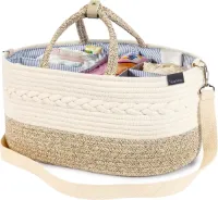 Babyluier-organizer, draagbare babyopbergmand, opvouwbare - Diaper bag/baby changing bag,