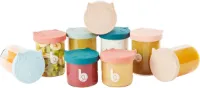Babymoov ISY Bowls - 9 glazen bewaarpotjes - 6x 250ml + 3x 120ml