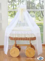 Babynestje met versteviging- Basic oranje stroken