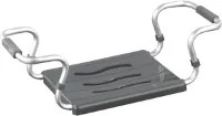 Badstoel Secura Silver - Comfortabel en instelbaar - 1 stuk - Zilver