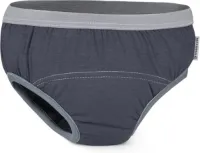 Bamboolik - Zindelijkheids onderbroek - wasbare trainingsonderbroek - Grijs - 104-110