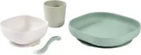 Beaba Siliconen eetset | Sage Green