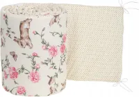 Bedbumper- Bedomrander- Konijnen en Vogels- 180x30cm