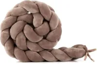 Bedomrander Velvet -vlecht 210cm Dark Beige Bumper Dark Beige