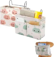 Bedzakken Stapelbed, 2 stuks bedorganizer om op te hangen, bedhangerorganizer, nachtkastjetas, hangtas, bedzakken, multifunctioneel voor boeken, tijdschriften, afstandsbediening, mobiele telefoon