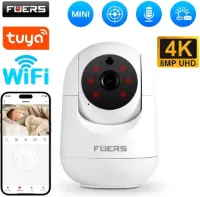 Beveiligingscamera - Babyfoon - Wifi camera - Infrarood nachtzicht - Automatische tracking - 360 graden
