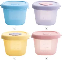 Bewaarbakjes met deksel - Diepvriesbakjes babyvoeding - Bewaarbakjes vriezer - Voor vriezer én magnetron - Babyvoeding diepvriesbakje - Bewaarbakjes babyvoeding