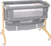 BimbelBoo - Co Sleeper - Incl. Matras en Luiertafel - Tot 12kg - Baby Bed - Babybed - Babybedje - Cosleeper - Co-sleeper - Wieg - Wiegje