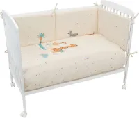 Bimbidreams Kenia Dekbedovertrek Rev.+bumper 60x120 Cm Beige