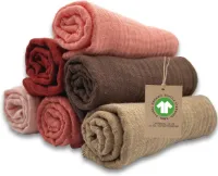 Biologische spuugdoeken en washandjes voor baby