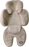 Bo Jungle - Verkleinkussen baby - Autostoeltje - Maxi Cosy - Stoelverkleiner - Buggy - Kinderwagen - Draagmand - Ondersteuning hoofdje - Universeel - Waterdichte onderkant - Snooze 3 in 1 Beige