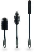 Boraboi® Multifunctionele Siliconen Borstelset met Verwisselbare Koppen voor Hygiënisch Schoonmaken