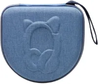 Boraboi® Tas voor kinderen hoofdtelefoon met kattenoor ontwerp en stevige beschermhoes