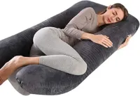 Borstvoedingskussen,zijslaapkussen, Katoen -pregnancy pillow, support pillow 140*78cm