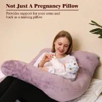 Borstvoedingskussen,zijslaapkussen, Katoen -pregnancy pillow, support pillow