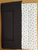Boxkleed (donker grijs/wit met zwarte dots)
