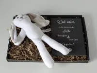 Brievenbus cadeau Kaya Wit - cadeau geboorte - kraamcadeau