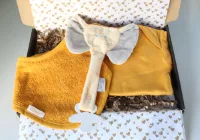 Brievenbus cadeau Olifant Oker - cadeau baby - cadeau zwangerschap - kraamcadeau