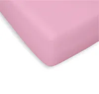 Briljant Baby - Jersey Kinder Hoeslaken - 60x120 - Licht roze