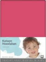 Briljant Hoeslaken Fuchsia 70x150cm (katoen)
