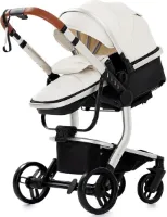 By Barkhuis Kinderwagen 3 in 1 - Kinderwagens - Buggy - wandelwagen - wit