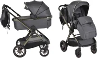 Cangaroo iClick Grey 2-in-1 Kinderwagen Incl. Adapter 110917