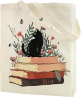 Canvas Tote Bag for Women - Personalized 100% Cotton Reusable Bag for Daily Wear and Shopping