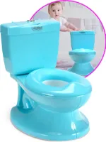 Casteleyn - Plaspotje - WC potje - Toilettrainer - Kindertoilet - Met geluid - tot 21KG - Blauw