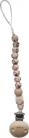 Chewies & More Mon Fleur Speenclip - Siliconen - Brown Flower