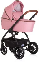 Chipolino Prestige 3-in-1 Kinderwagen - Marshmallow Roze - te gebruiken tot 22kg