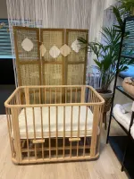 Co-sleeper ledikant Naturel met matras - BabyRace